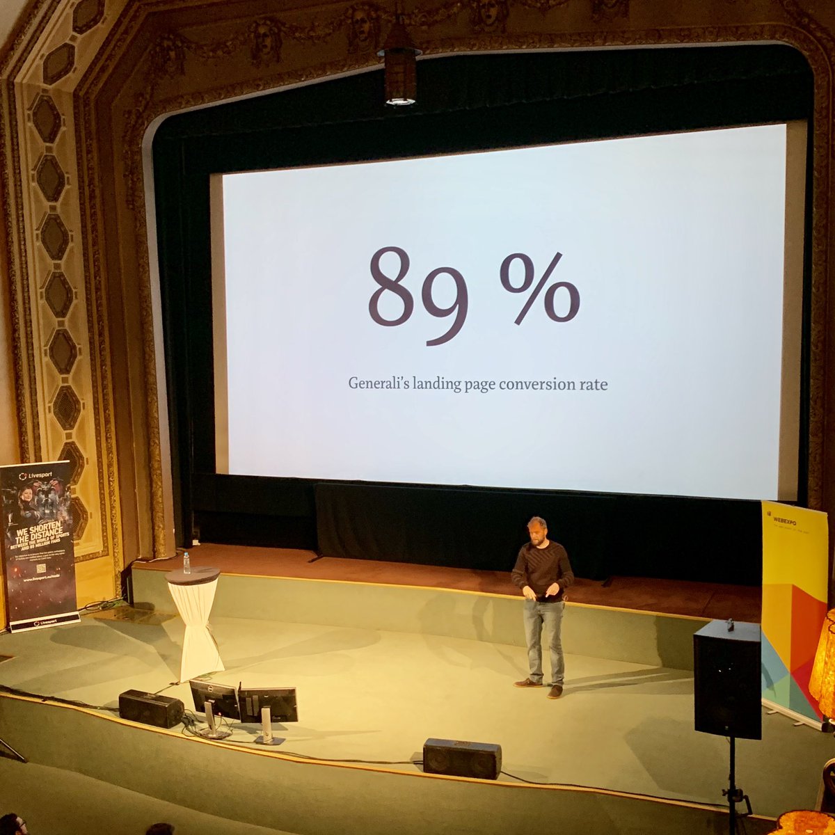 The presentation by <a href="/jan_junek/">Jan Junek</a> at #webexpo was definitely better than 89% of other talks on e-commerce. Ever.