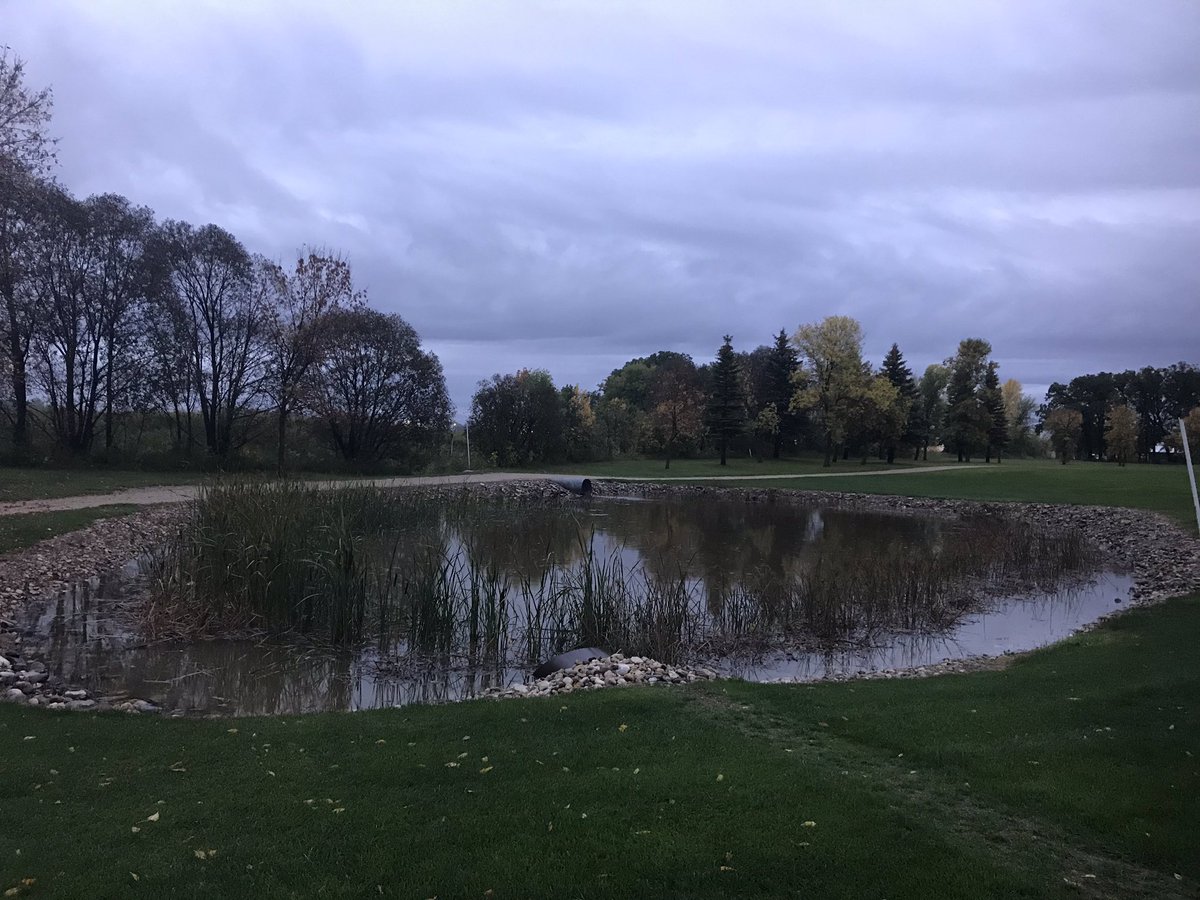 As you can see, we have received plenty of rain in the past 2 days. 3.1 inches to be exact. We will be enforcing a 90 degree rule for all carts today.