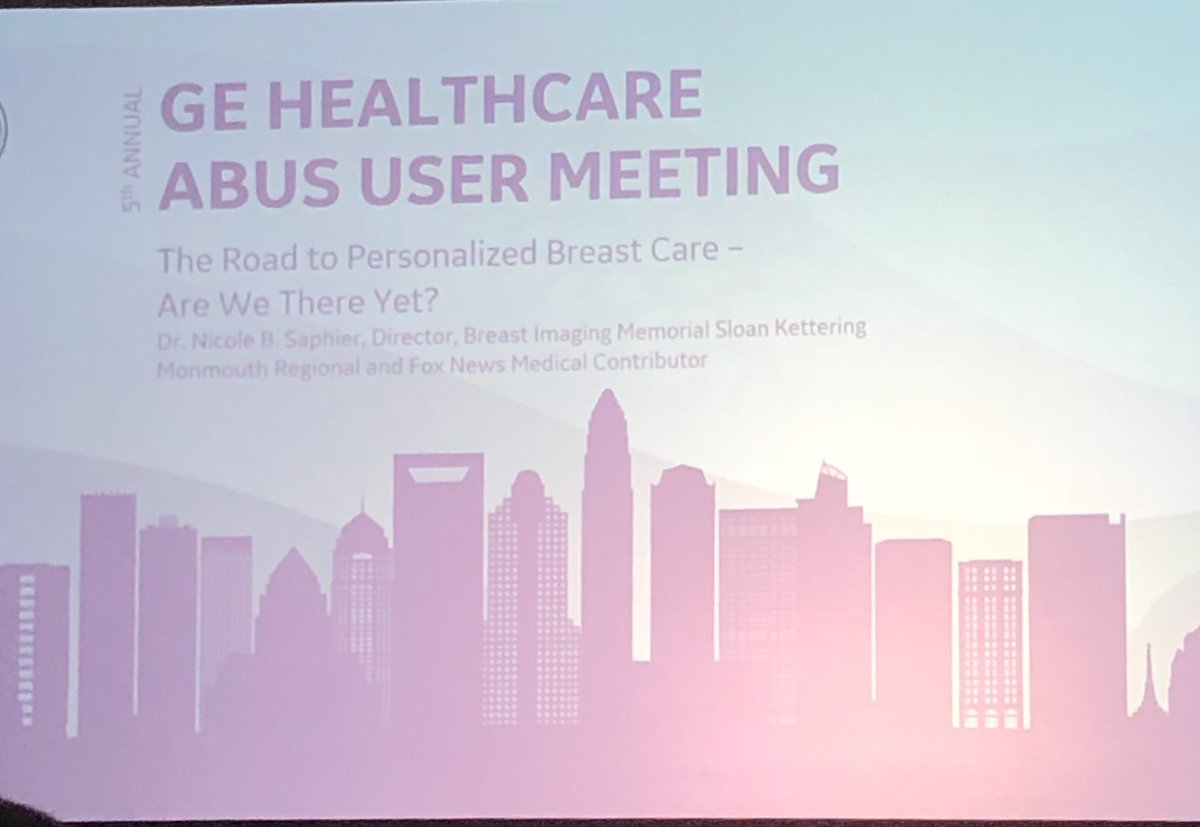 minciardi's tweet photo. Attending a great @ABUS user meeting in Charlotte, many great speakers. Including @DrNicoleSaphier director of breast imaging @sloan_kettering https://t.co/YtapRb2xeF