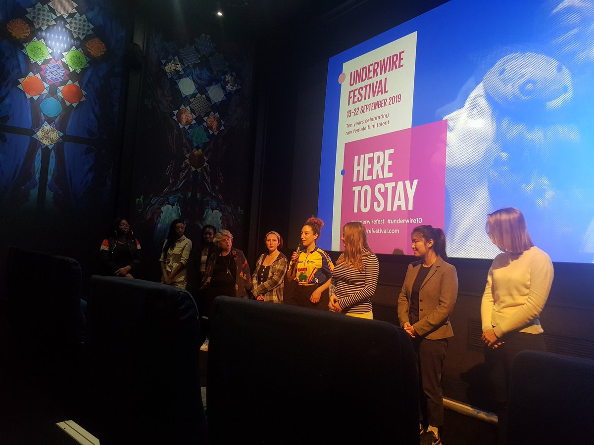 What a powerful collection of films. Now time to meet the filmmakers &amp; those involved... #underwire10