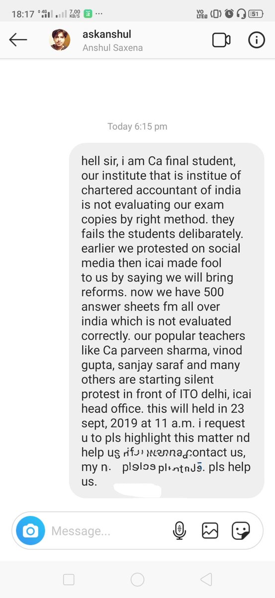 imarjunmittal's tweet image. @AskAnshul  pls consider this.
#icai
#career 
#careforms #castudents #protest #ICAIReforms #icai