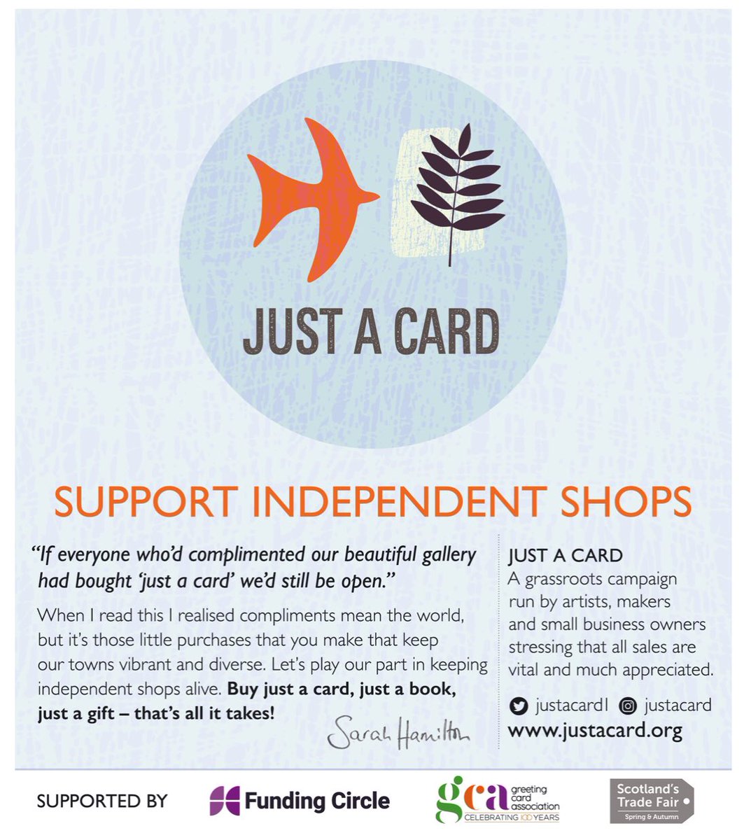PLEASE RETWEET THIS if you value independent shops and small businesses!

Help us get loads of 

SUPPORT INDEPENDENT SHOPS 

window stickers up in shops across SCOTLAND!

We’re giving these out for FREE thanks to <a href="/ScotTradeFair/">Scotland's Trade Fairs</a> 👈 ALL INFO! 

VISIT OUR STAND: J50
