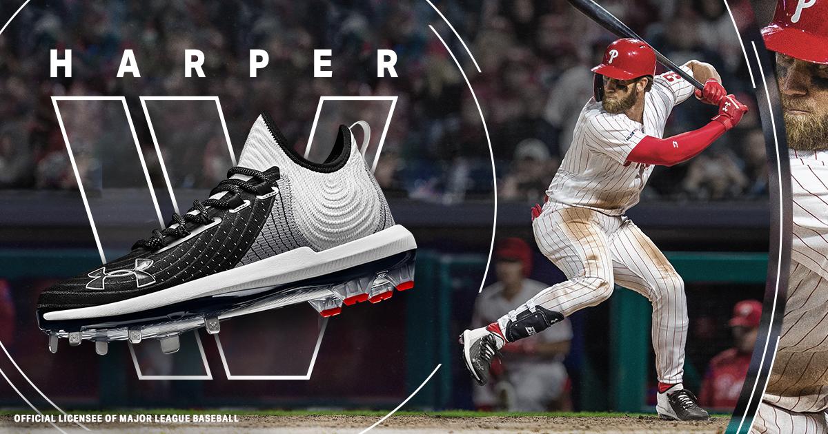 Philadelphia Phillies (@phillies) on Twitter photo Step up to the plate with <a href="/UnderArmour/">Under Armour</a> #Harper4 cleats.
RETWEET for a chance to win a pair! Or, grab yours here: atmlb.com/2NsWtLQ
RULES: atmlb.com/309sApV Step up to the plate with <a href="/UnderArmour/">Under Armour</a> #Harper4 cleats.
RETWEET for a chance to win a pair! Or, grab yours here: atmlb.com/2NsWtLQ
RULES: atmlb.com/309sApV