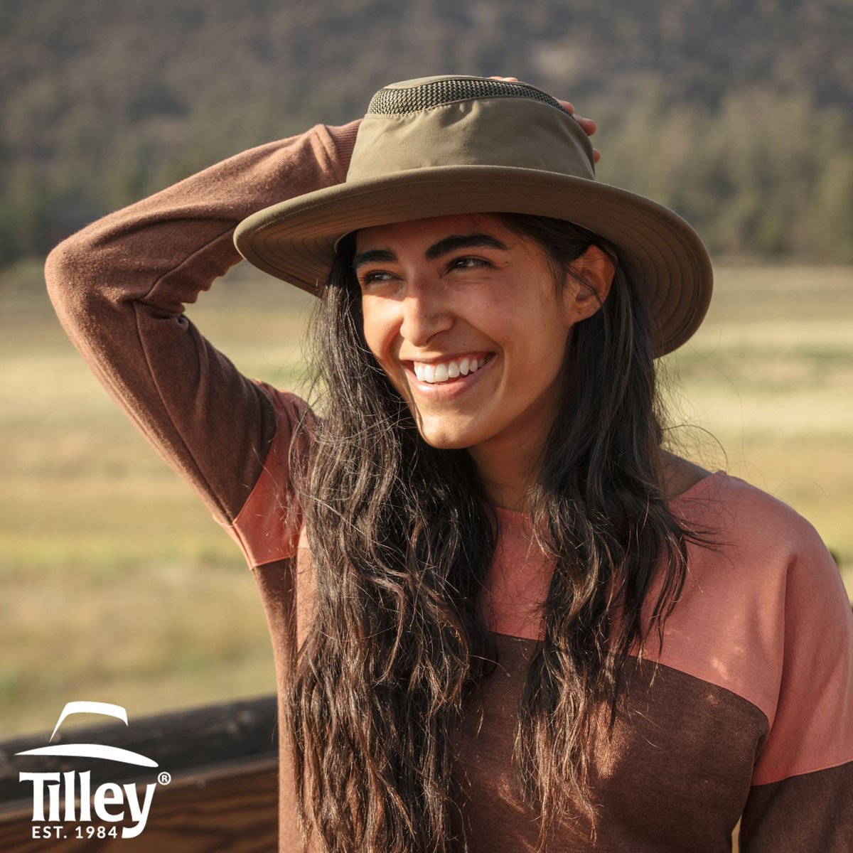 HATS.COM on X: Enjoy some time outdoors with a #Tilley Hat:   Made in Canada, Tilley hats are guaranteed for  life. They float, have a secret pocket and block 98% of the