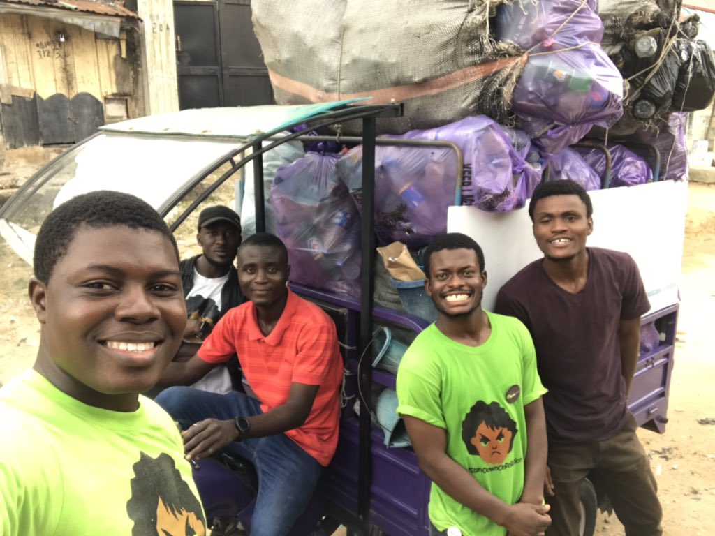 What a day? #WorldCleanupDay with @SustyVibes @realwecyclers @Lawma_gov @LetsDoitNigeria