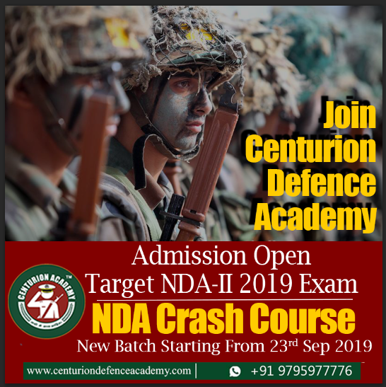centurionaca's tweet photo. Join Centurion Defence Academy.
Admission Open..Target #NDA-II 2019.
#NDACrashCourse Starting form 23rd Sep 2019.
Register Yourself Online and Get Rs. 1000/- Cashbook.
https://t.co/uCpjqtukUy
#NDACoachinginLucknow #BestNDACoachinginLucknow #TopNDACoachinginLucknow #NDACoaching https://t.co/exHdx8fept