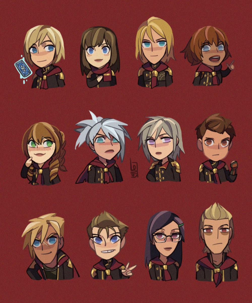 lou_quorice's tweet image. Cadets clad in crimson capes 🧣⚔️
#ClassZero #finalfantasytype0