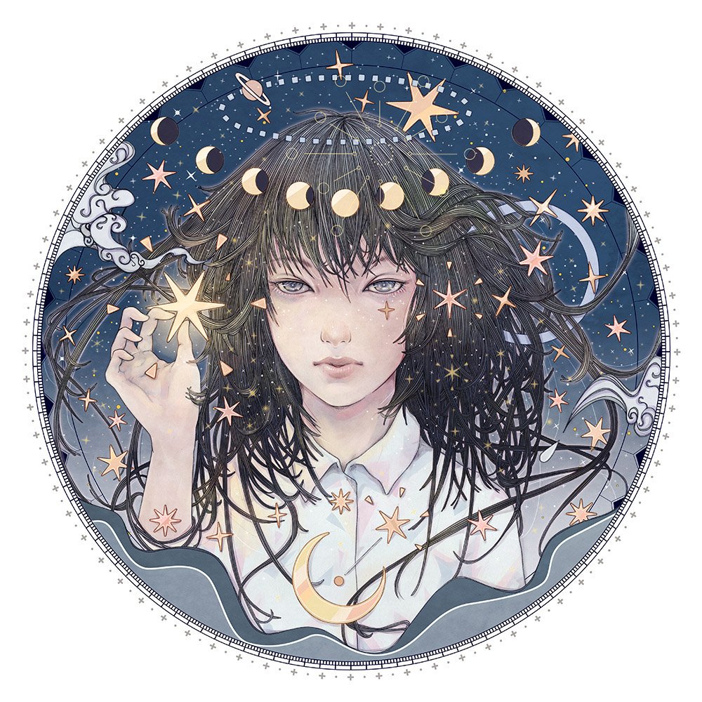 「[ 満ち欠け ] 」|木村智博のイラスト