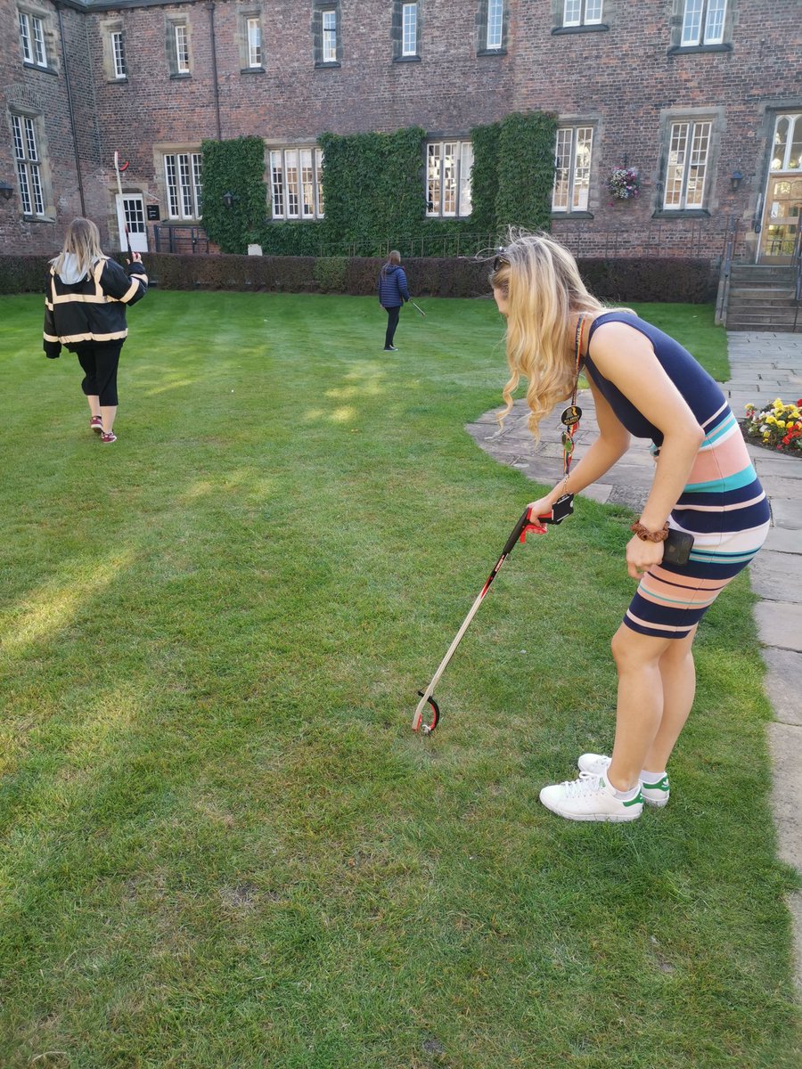 YSJSU's tweet photo. Today Kirsten, your @YSJSU_PWD lead YSJSU in #WorldCleanUpDay2019! All over campus, we took litter pickers to #KeepCampusClean! https://t.co/Dh1DpduhBB