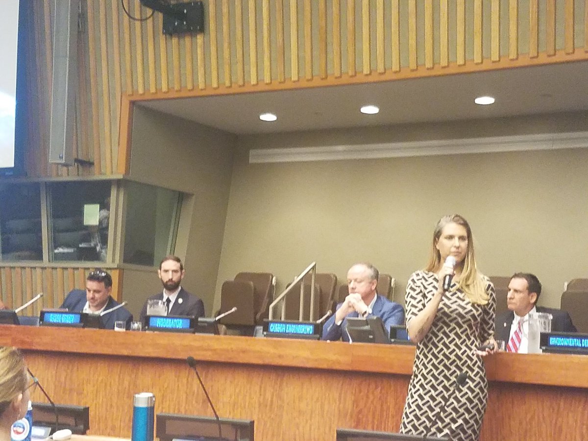 My awesome friend and colleague @isabel_mogstad is speaking @UNHQ. #ClimateAction #MethaneSat