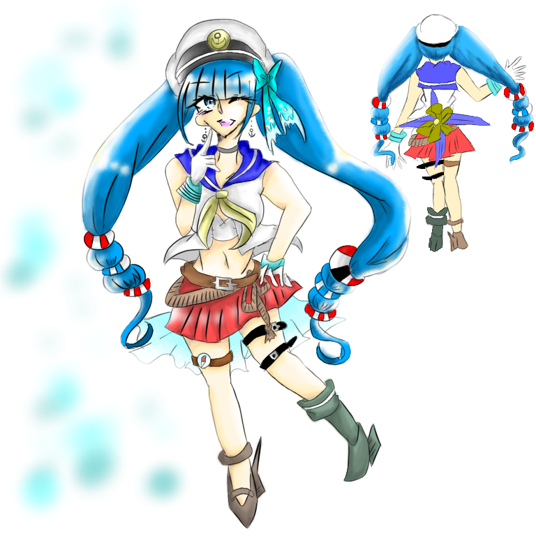 桃木ひめか しのぴのプリント出せ 遅くなったけど商船系キュア 艦これとか参考したからめちゃくちゃになってる 髪型は今流行りの 玉ねぎヘアーにしました オリキュア