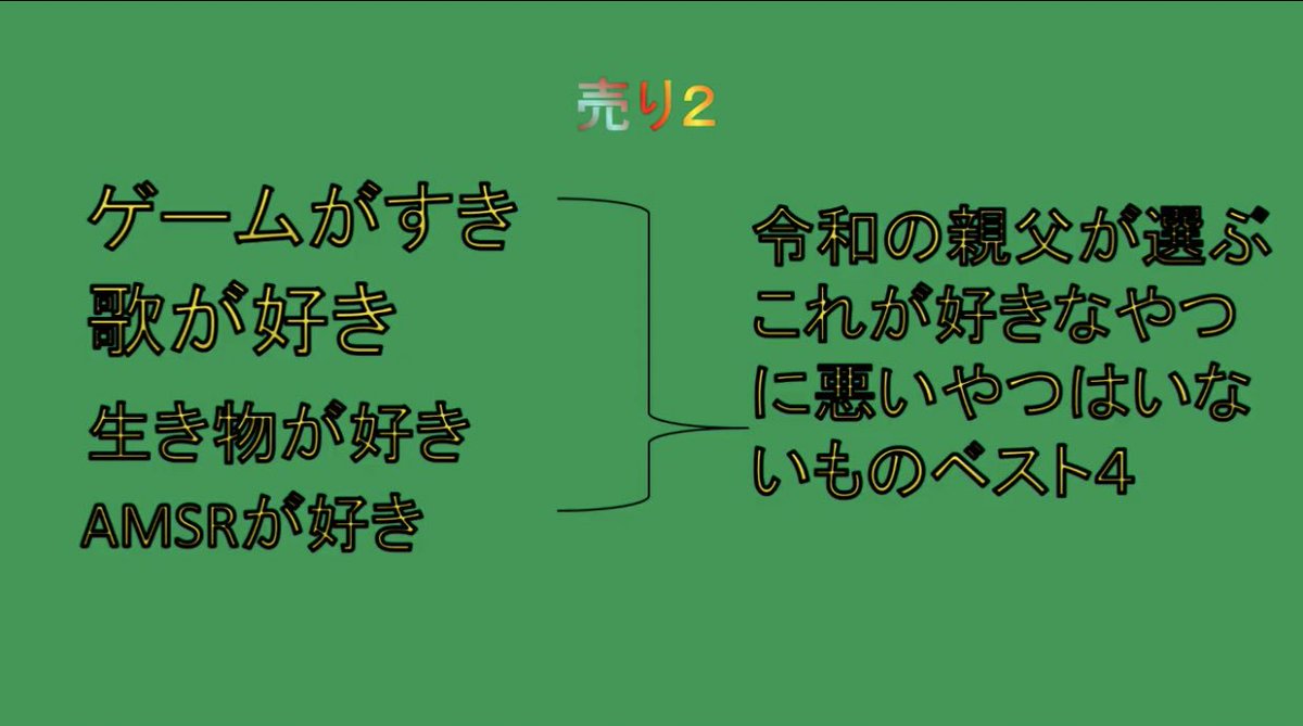にじにゃんこ V界の猫 A Twitter シェリン バーガンディ パワーポイントまとめ 最後に このアウトな配信開始ロゴ ピタゴラスイッチみたいな背景 クソダサフォント 天然 謎 こんなにも魅力 がいっぱいなシェリン バーガンディさんを推してみてはどうですか にじにゃんこ V界の猫 A Twitter シェリン バーガンディ パワーポイントまとめ 最後に このアウトな配信開始ロゴ ピタゴラスイッチみたいな背景 クソダサフォント 天然 謎 こんなにも魅力 がいっぱいなシェリン バーガンディさんを推してみてはどうですか