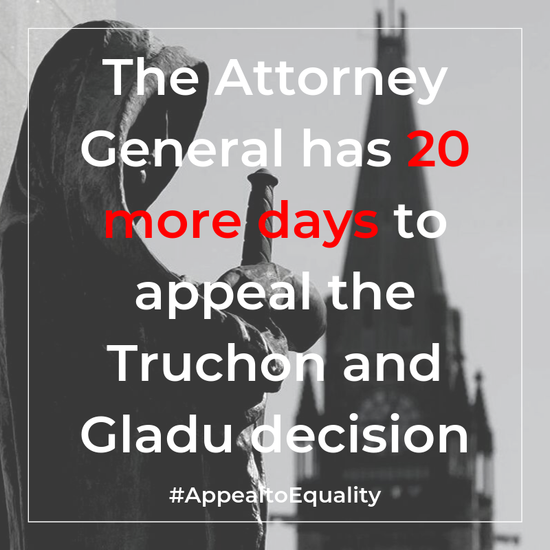InclusionCA's tweet photo. S15 of the #Charter states “every individual is equal before or under the law and has the right to equal protection and equal benefit of the law without discrimination.” The Truchon Gladu ruling threatens equality rights of vulnerable and stigmatized persons. #AppealtoEquality https://t.co/WO97j6mT3r
