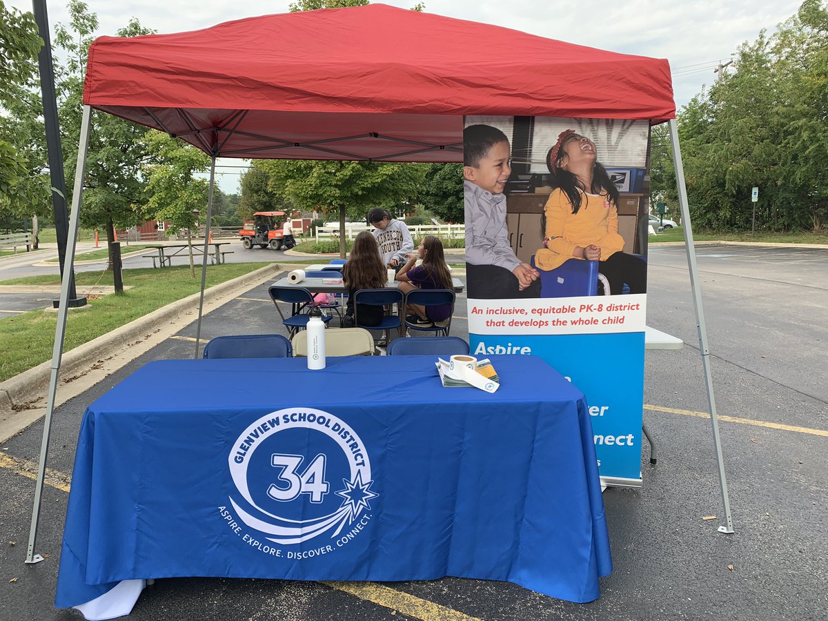 Come visit us this morning at <a href="/HistoricWF/">Historic Wagner Farm</a> at the <a href="/GlenviewPkDist/">GlenviewParkDistrict</a> Farmers Market -it’s Kids Day! These great volunteers have face painting, tattoos and games for younger kids! #WeAreD34