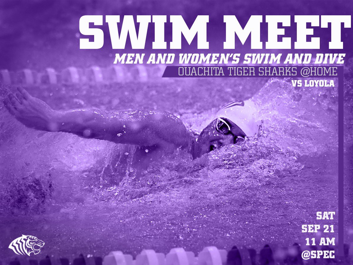MEET DAY!

Your Tigers Swim and Dive teams open up the season today against Loyola at Waggoner Pool in Sturgis Physical Education Center! The meet starts at 11:00 a.m. so come out and support your Tigersharks! #FreshMeet #FearTheRoar