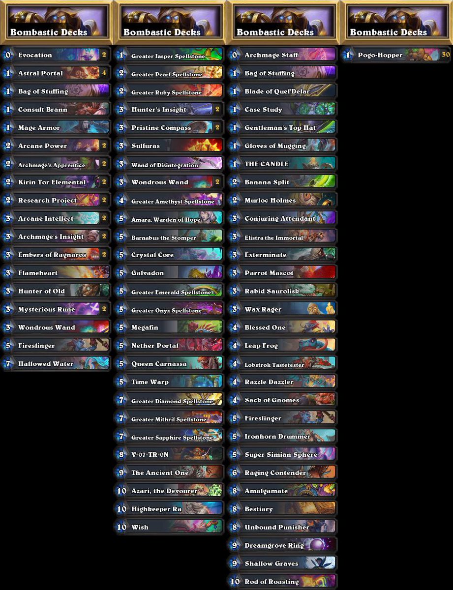 Ahirun 恐怖の遺産で手に入る ボブのボンバーデッキ の一覧 英語だったりアドベ限定かーどがあったりしますが 大体わかるでしょう Decklists Of Bob S Bombastic Decks T Co Biyqbgvx4t T Co 1pib9nupbj