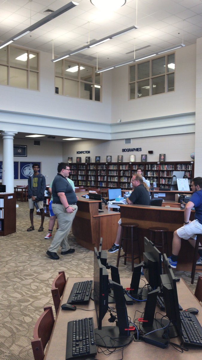 athleticsEHS's tweet photo. What does your AD do when not helping organize EHS sports? He stays connected to the academic competition world helping to staff an elite Quiz Bowl tournament at Glasgow High School! #neededasportsbreak #nerdAD https://t.co/vhK40smR7i