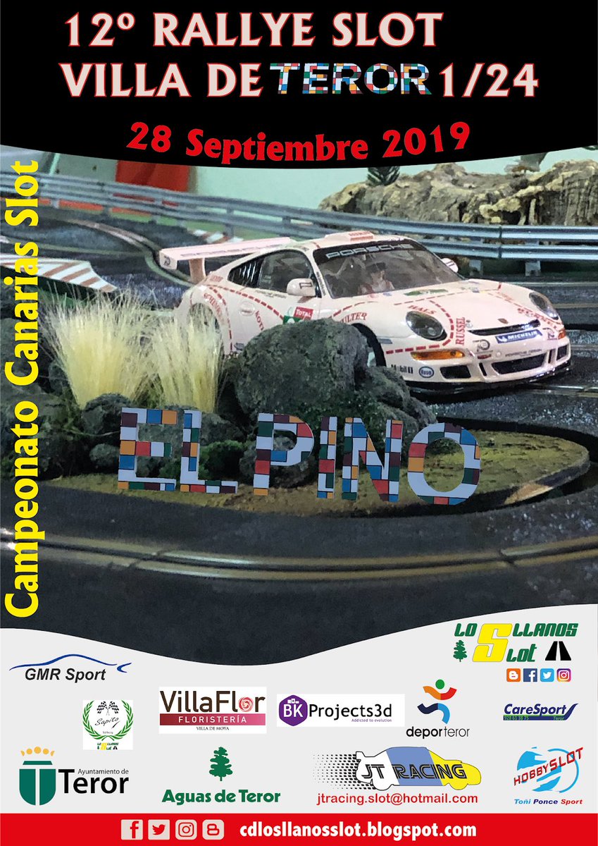 Prueba valedera para el Campeonato Canarias Rallye Slot 
@terorinforma <a href="/AguasdeTeror/">Aguas de Teror</a>