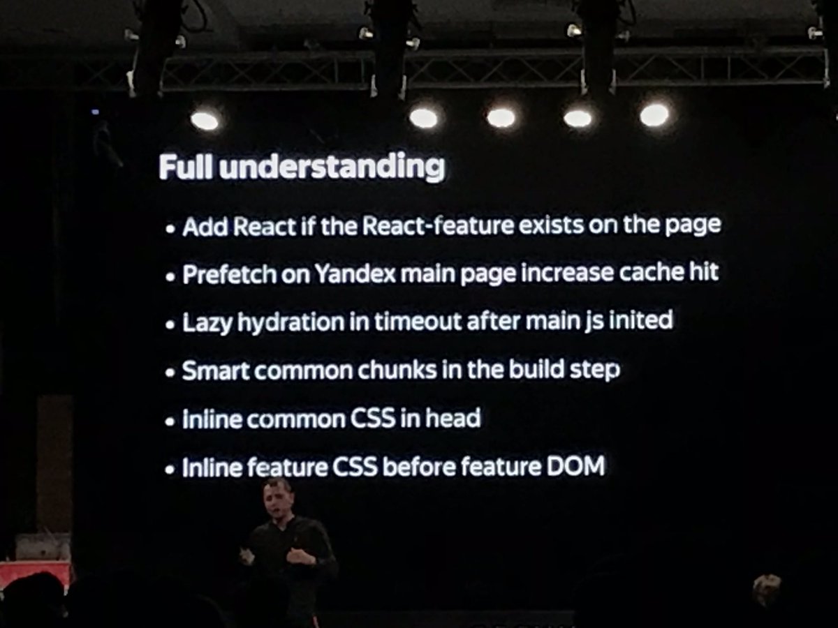 Lik04ka's tweet image. Anton and @yandex experiments in Production!! 🙀 Adapting #Yandex search architecture to @reactjs and @typescript @CSS_Minsk_JS #CSSMinskJS @awinogradov #CSS #javascript #react #Typescript