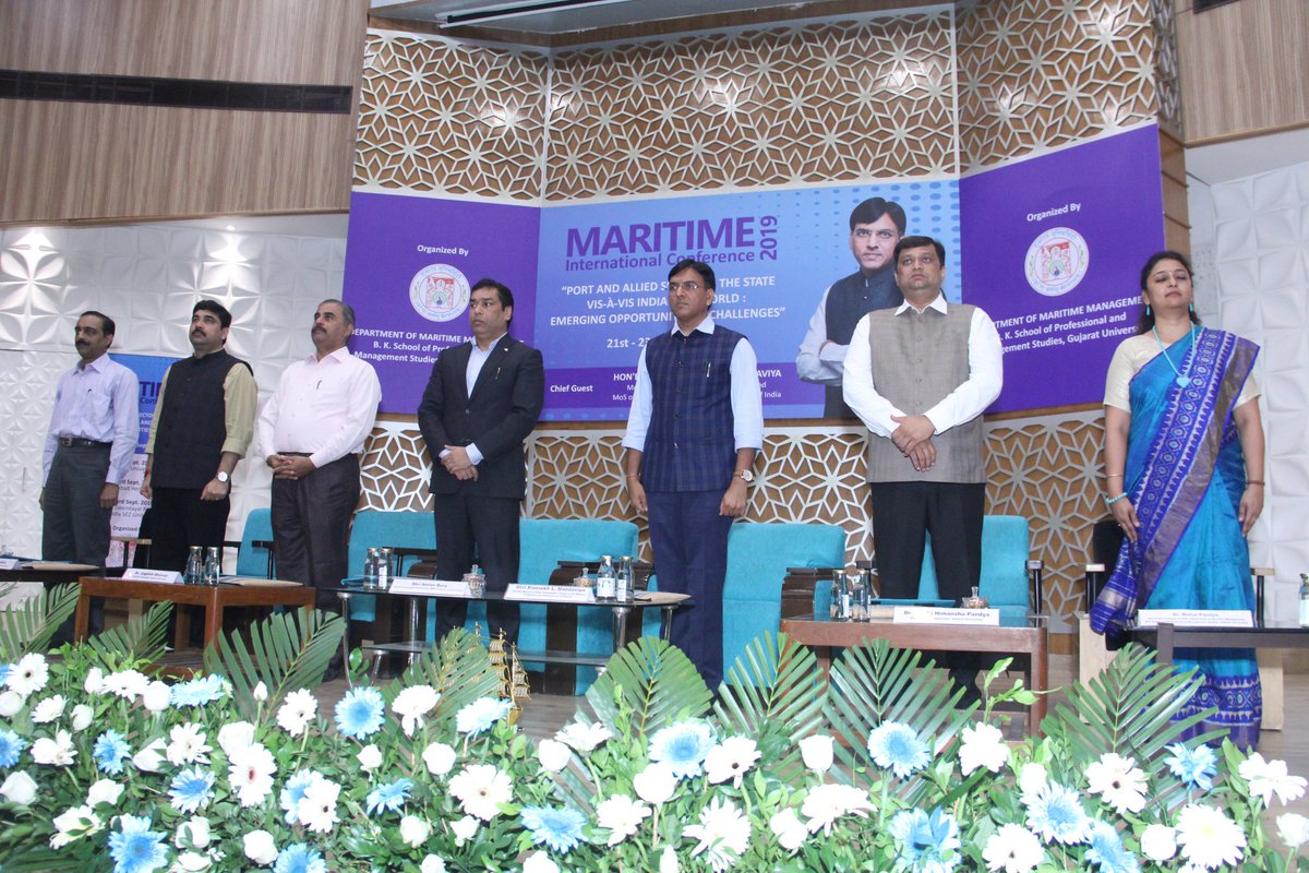 YashRaval317's tweet photo. @iPankajShukla ji  to be a part of the Maritime International Conference 2019 event as a Guest of Honour with Chief Guest Shri @mansukhmandviya ji, MoS Govt. of India. GU VC Shri Himanshu Pandya, and PVC Shri Jagdish Bhavsar at Gujarat University https://t.co/s767dSp1dd