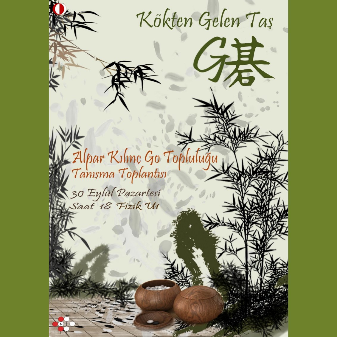 Topluluk ve Go hakkında bilmek istedikleriniz için 30 Eylül Pazartesi 18.00'de Fizik U1'e bekleriz! ⚪⚫