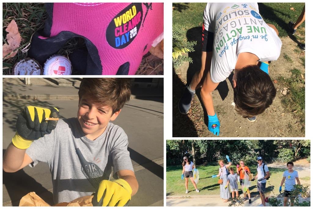 Happy #WorldCleanUpDay2019 !
En famille et par équipes avec les jeunes de l’asso Déterre &amp;co