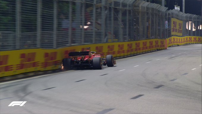 Vettel tocó el ...