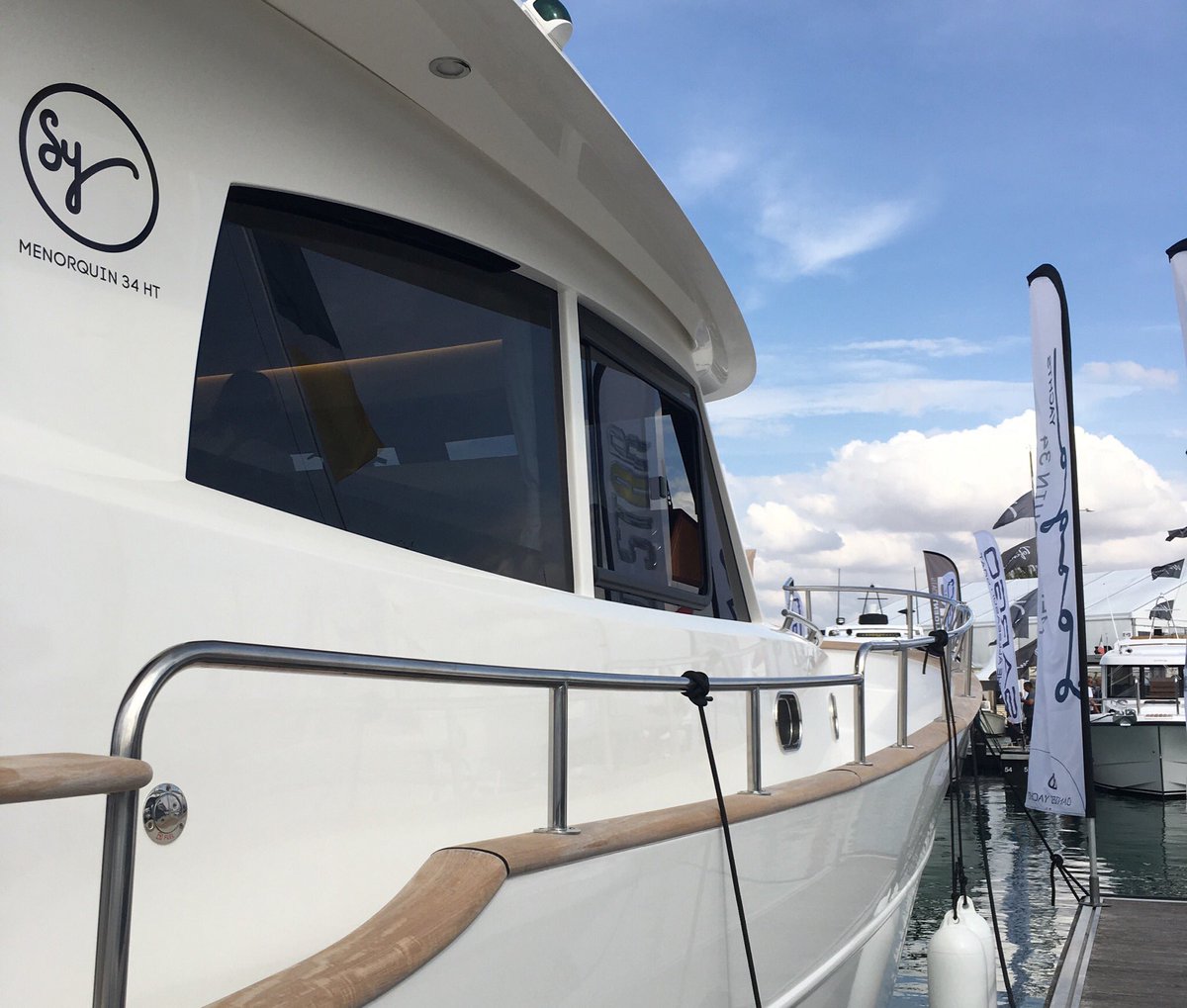 DantesYachts's tweet photo. Dantes Yachts welcomes you on pontoon 3 at the Grand Pavois International Boat Show. ⚓️☀️ #dantesyachts #ourexpertiseyourdream #grandpavois #boatshow #salondubateau #larochelle #sasga #sasgayachts #nordstarboats #boats #yachts #bateau #bateaux https://t.co/zU9P3ef4qA