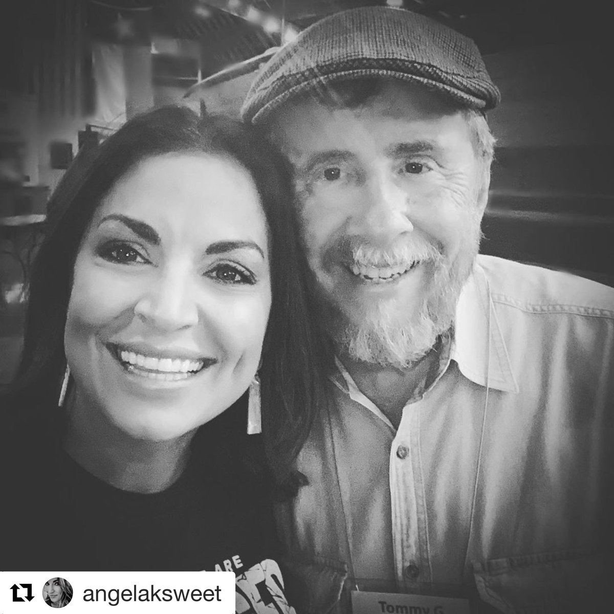 Loved getting to reconnect with talented and beautiful Angela Sweet At #content19 produced by #christianfilmmakersnetwork #wearestronger