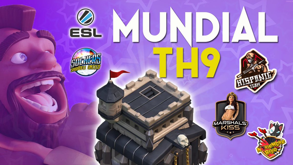 Sockers_'s tweet image. Empieza la fiesta!!!!🎉🎉🎉
🔴LIVE ESL TOURNAMENT TH9
👉youtu.be/7go28AHTv4M

SUERTE A LOS TRES CLANES  que voy a llevar en Stream

#MarshallKiss
#noviembreRojo
#hispanicTh9

@ESLClashofClans 
@ClashofClansESC 

RT🔄