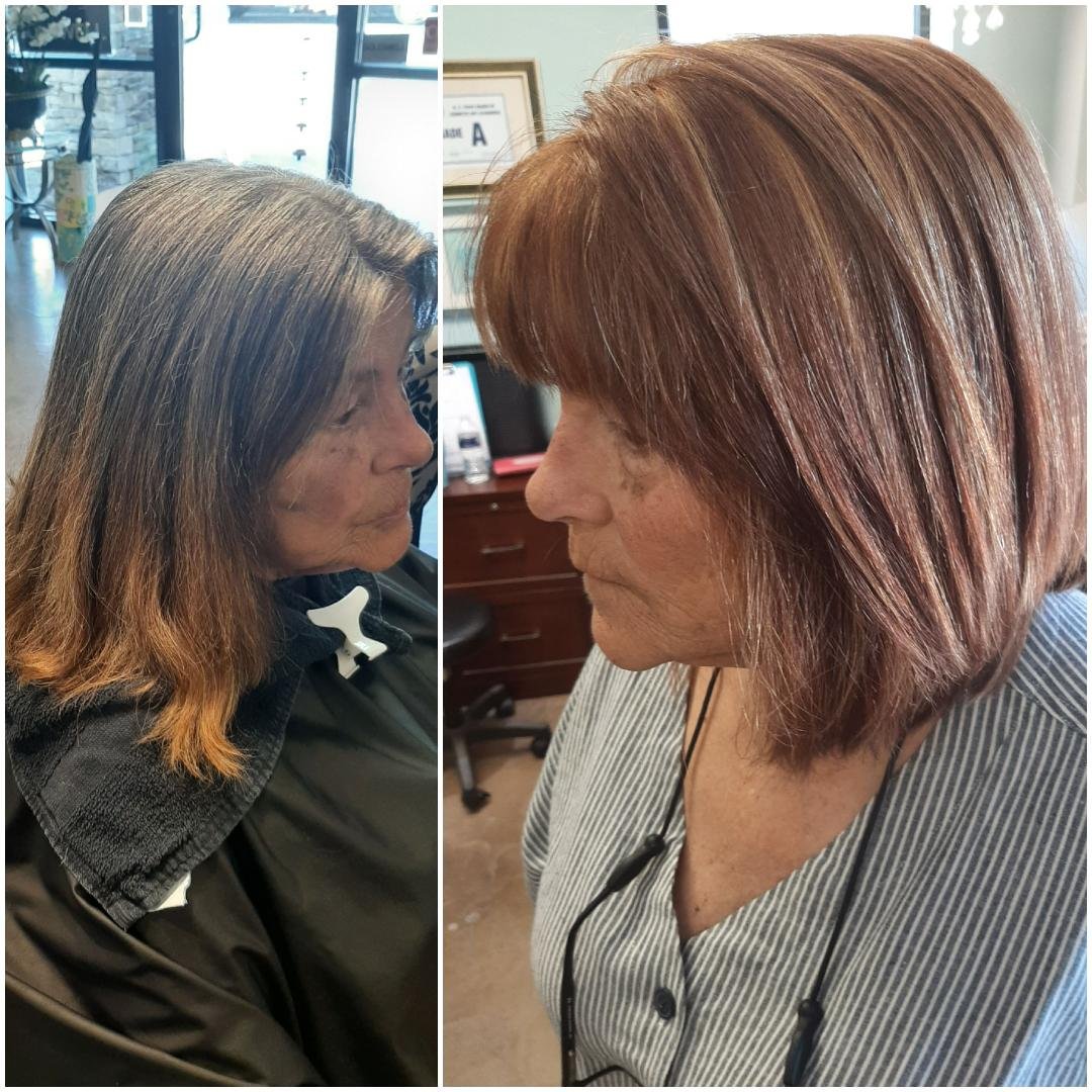 MyladeFranco's tweet photo. Transformation Saturday! by Karla. Need a fresh new look? Karla has appointments available today give us a call and book today! 910-821-8389
#wilmington #modernsalon #beforeandafter #makeover #transformation #hairinsperation #licensedtocreat #hairgoals #wilmingtonsalon https://t.co/pok9Mqa2Ct