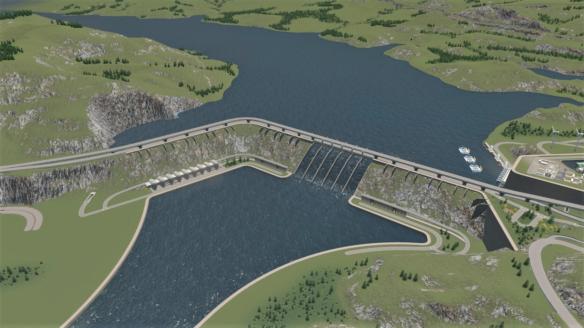 Cities: Skylines on Twitter: ""Hydro-dam using vanilla assets" made by Hewmart. You can download the map from the workshop here: https://t.co/LTKqiLb4WV https://t.co/hMsXsTsQnk" / Twitter