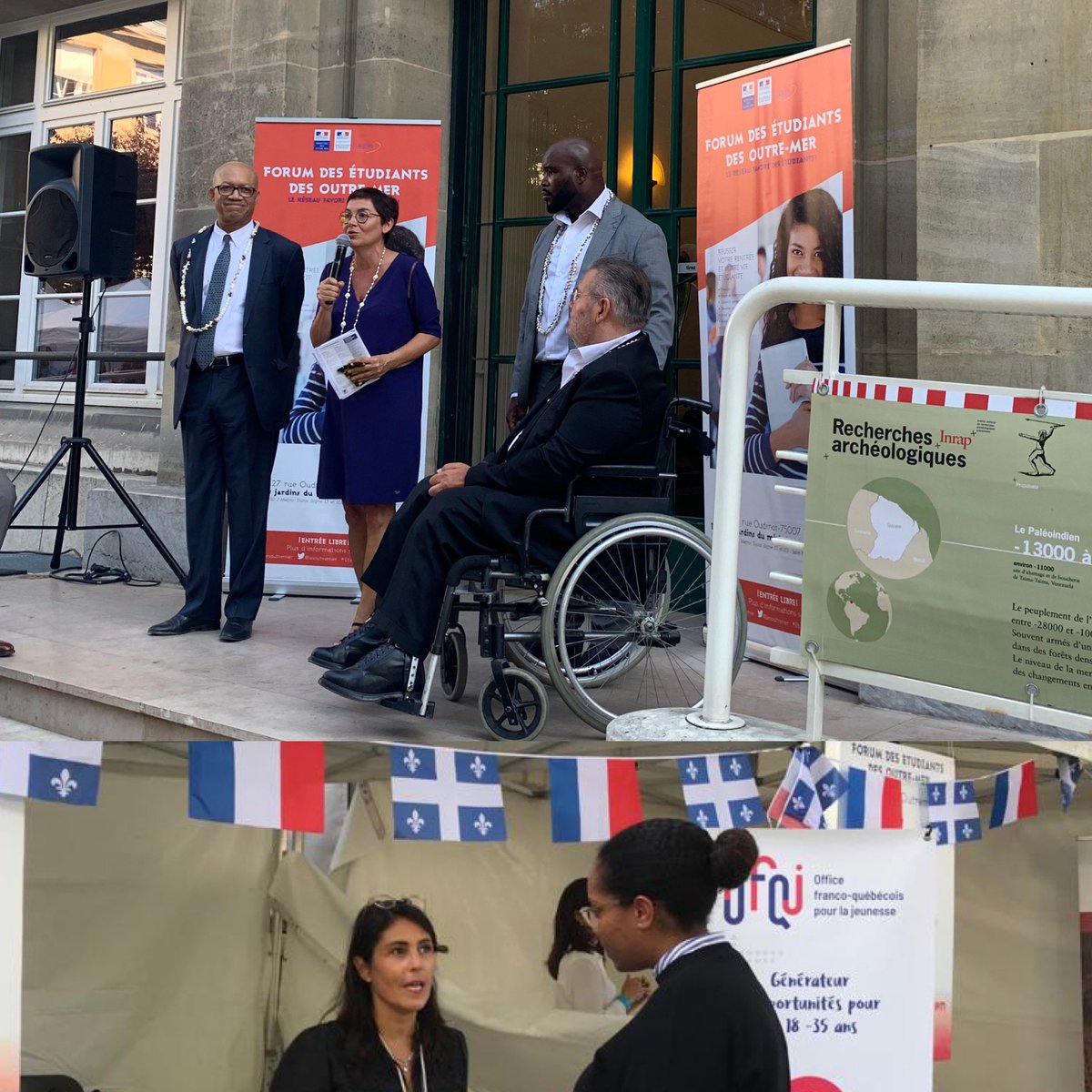 L’OFQJ à la rencontre des #jeunes #ultramarins au ministère #Outremer pour le Forum #EtudiantsOutremer en présence de la ministre <a href="/AnnickGirardin/">Annick Girardin</a>  #stage #servicecivique #mobilté #engagement #insertion