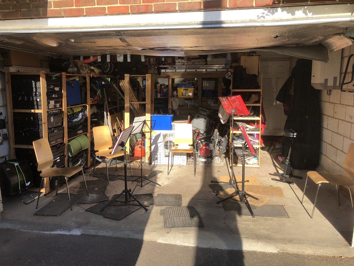 BowedWellSQ's tweet photo. Great rehearsal this morning - the garage gave a surprisingly pleasing acoustic! https://t.co/XSJgAgpAQZ