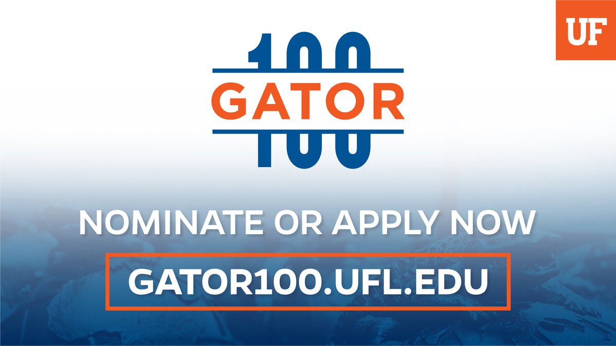JessJJohnson's tweet photo. The Gator100 honors the fastest growing Gator-led or Gator-owned companies. Applications close October 15 – apply today! https://t.co/1Qbf1CKP0m #Gator100 #GoGators https://t.co/biReH6zhfp