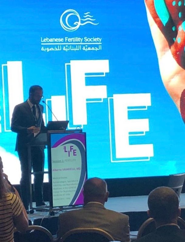 Genera_pma's tweet photo. Il Dr. #AlbertoVaiarelli ha partecipato con due relazioni al Congresso "Life" della Lebanese fertility society a Beirut (Libano). 
#GeneraRoma #Genera #DrAlbertoVaiarelli #PMA #IVF #FecondazioneAssistita https://t.co/NO2x60d8uO