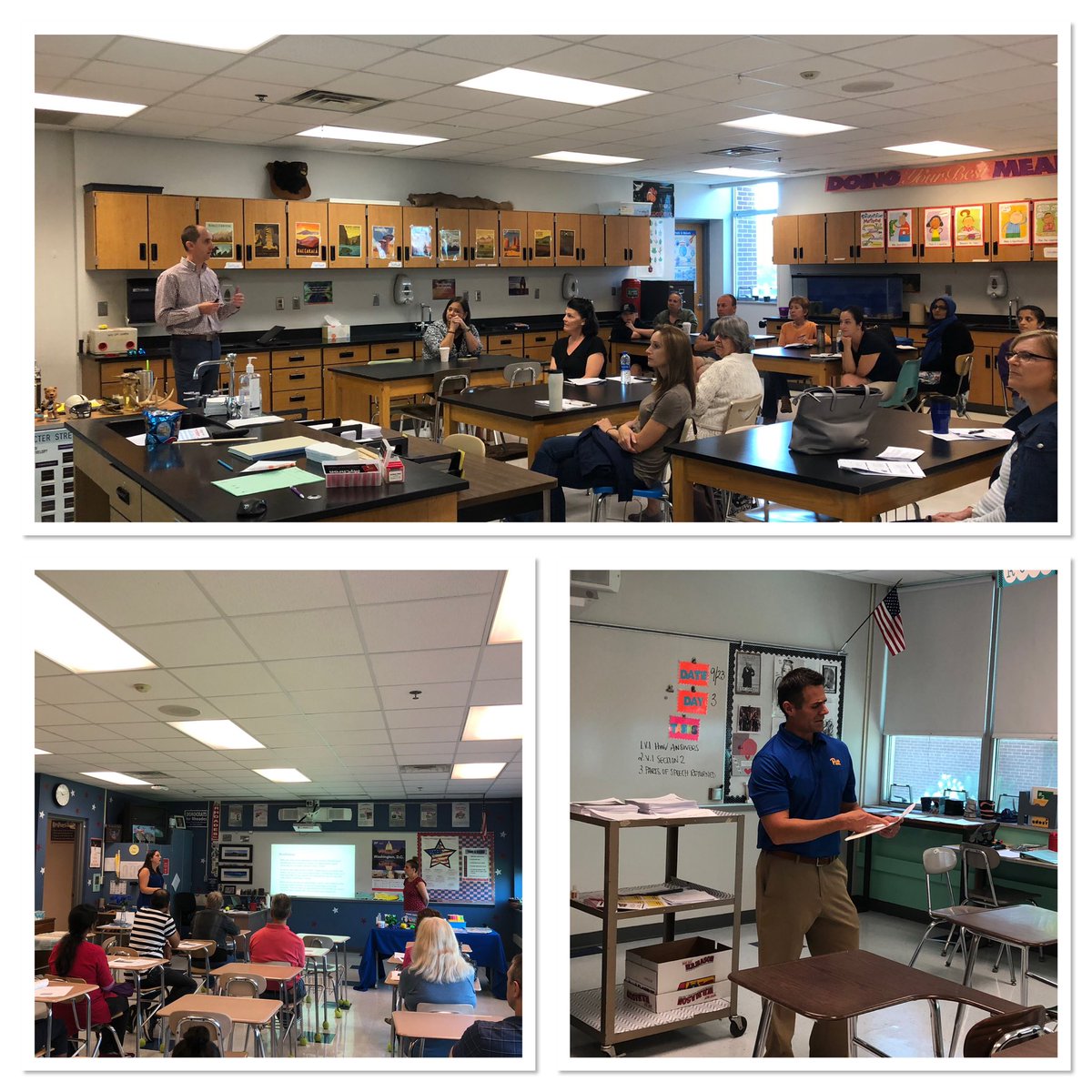 MinottiPSD's tweet photo. Thanks @bteaches and the Health and Wellness Team for coordinating these important topics for family development @ParklandSchools. Excellent presentations! #allinthistogether #parklandpride https://t.co/YjF0ilvBtY