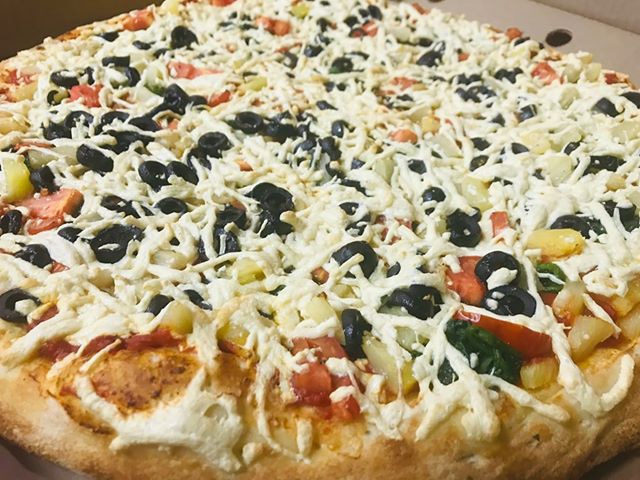 This year's top sponsor is Pizza La Villa. 

Stop by the Pizza La Villa booth for a slice and pizza and pop. 100% of sales today at the Pizza La Villa booth will be donated directly to Vegfest Guelph. #localguelpg #vegfestguelph2019