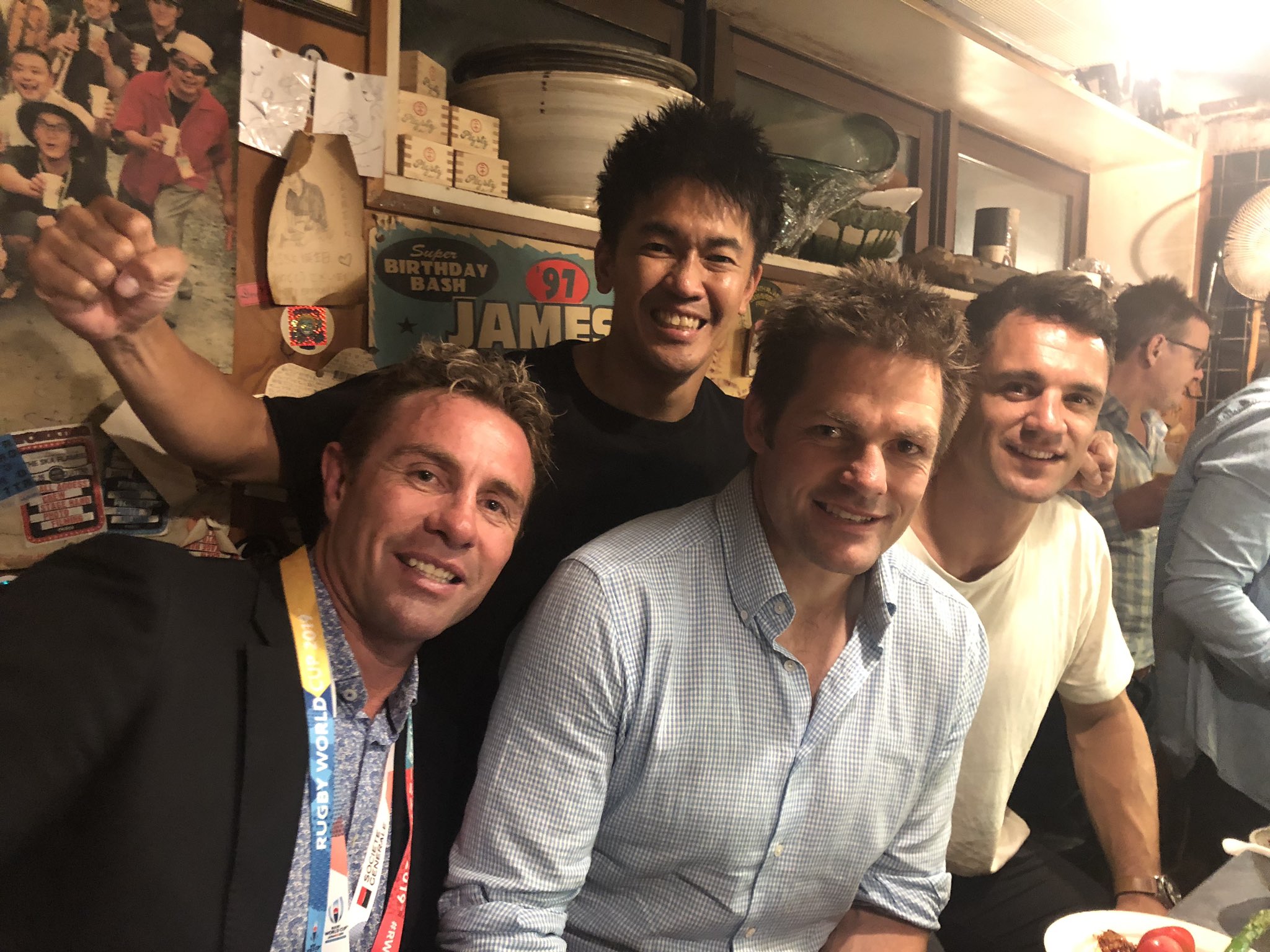 武井壮 ダン カーター リッチー マコウ ジャスティン マーシャル ラグビーのスター達との夜 すげえメンバーだなしかし T Co Kgls2wjhc4 Twitter