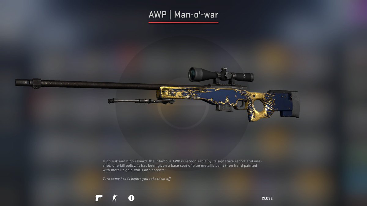Barbernator500's tweet photo. ⚡️AWP GIVEAWAY ⚡️

Get yourself a new AWP Man o war!😉

1⃣ Follow 
@Barbernator500
 
 and https://t.co/tgObLiYkef
2⃣ Like and Retweet

Tag a friend ⬇️

Drawn in 7 days! 

Countdown begins at 300 RT's

#CSGO #csgoskins #csgogiveaway #StreamerNetwork #Streamer_RTs #twitchtv #twitch https://t.co/omHr15pHu7