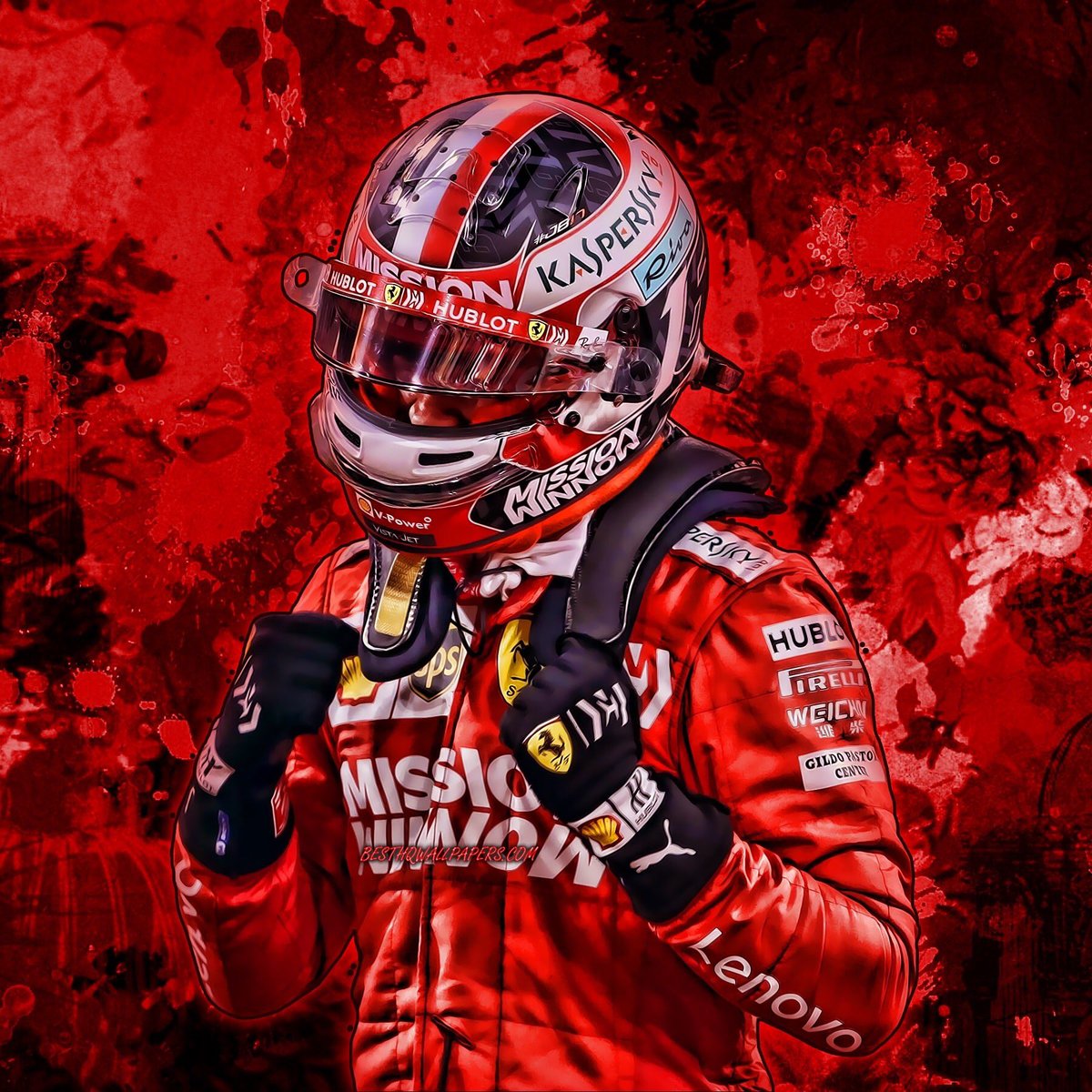 PedroDMtz's tweet photo. #essereFerrari #SuperCharles #ForzaFerrari @ScuderiaFerrari @Charles_Leclerc @F1NightRace #MrPolePosition https://t.co/z4yKJotzVI