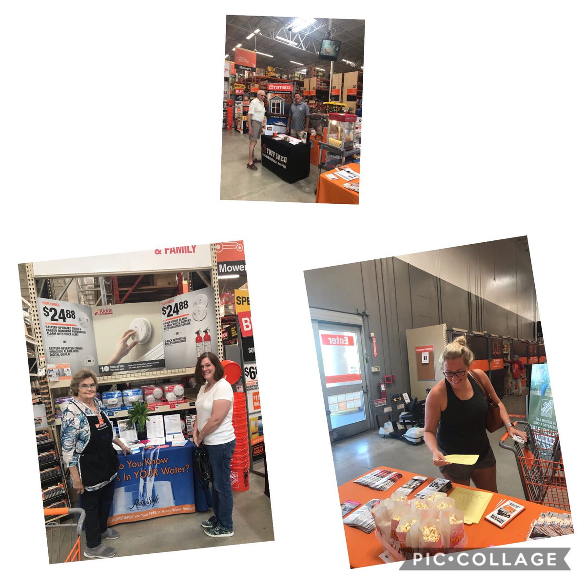 Store 273 vendor event!  Thank you Tuff Sheds, Rain Soft, HDE &amp; HDI for coming out!