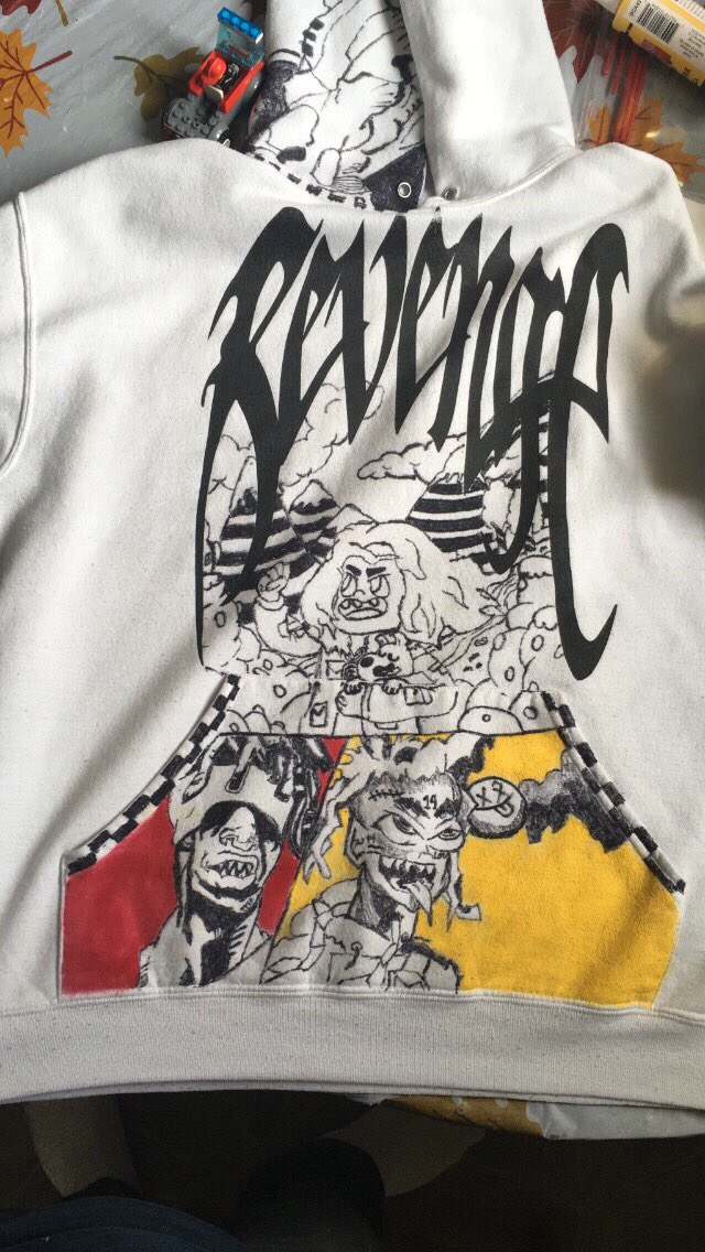 DylBuch's tweet photo. What do you think of this hoodie I’m working on??? https://t.co/GgIBy0haEa