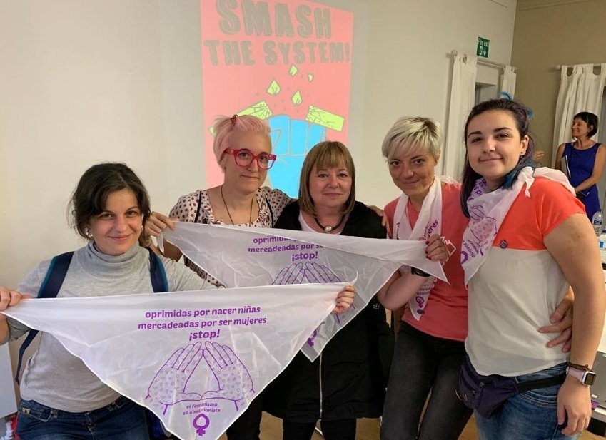 MAbolicion's tweet photo. Muy emocionadas con Gail Dines, en la Radical Feminist Theory Conference 2019 #RFtheory https://t.co/c1d34N9uEJ