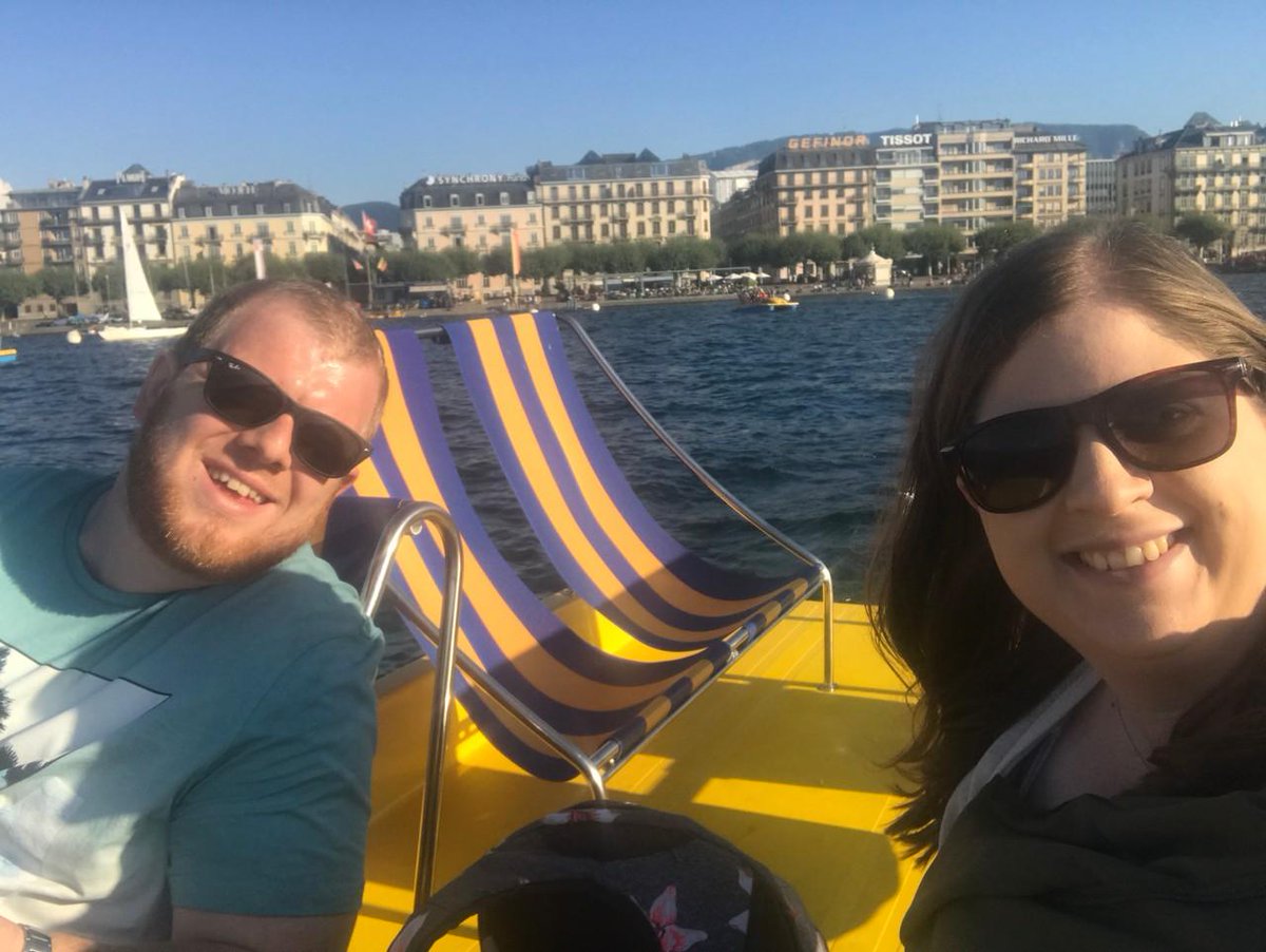 If you go to Lake Geneva then you absolutely have to get out on the water! It's the law!!

Included in our Geneva Pass was half an hour on a pedalo on the lake. Lots of fun and a time to chill on the water as the boats bob by. 

#lakegeneva #pedalos #scrapbookadventures365