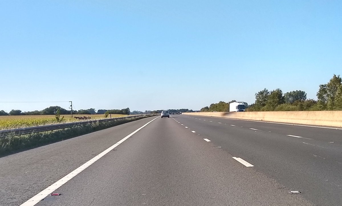 jakebeldercars's tweet photo. Marvel of marvels. Cars in lane 1, as far as the eye can see!
(Photo by passenger, obviously. #BecauseTwitter.) https://t.co/Yg089iNRiJ