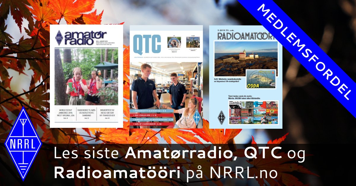 NRRL's tweet photo. Bladhyllen på https://t.co/rWDbMnP5KZ er oppdatert med de ferskeste bladene. God lesing!

https://t.co/TItL75u6fW

#NRRL #Amatørradio https://t.co/HIb57iEkNB