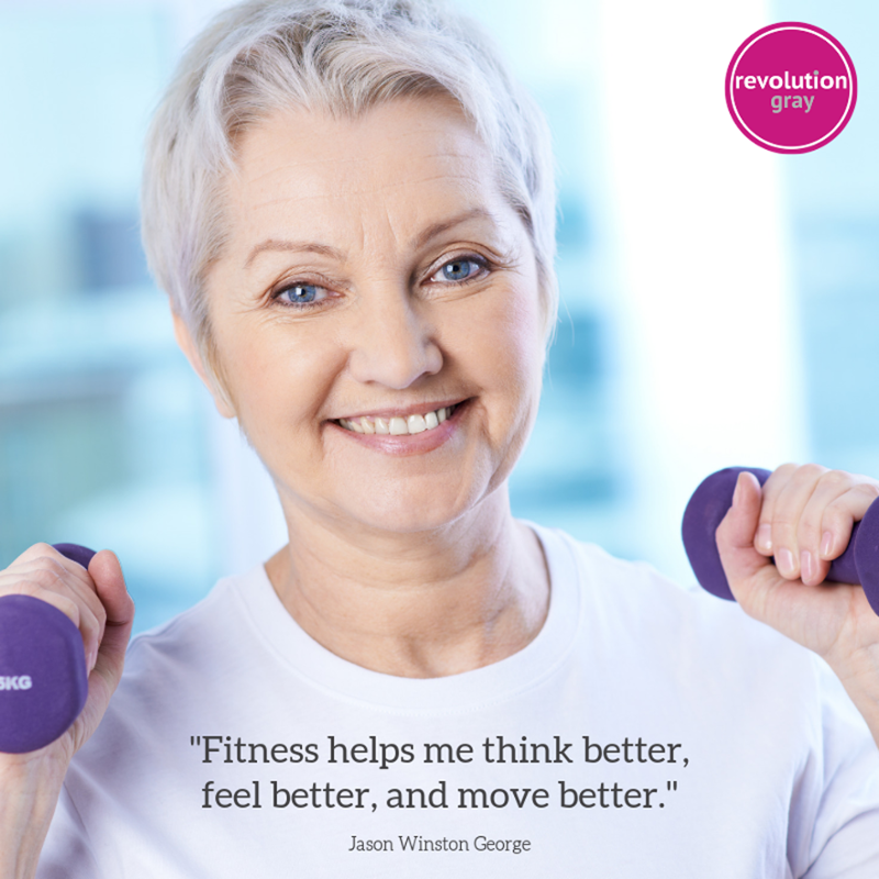 realterriholley's tweet photo. Whether you go walking with a friend or get a gym membership, exercise looks different for everyone but has the same amazing health benefits.

#revolutiongray #flipthescript #ageisjustanumber #agegracefully #positive #disruptaging #proagingmovement #proaging #proagingrevolution https://t.co/EXAESZBM14