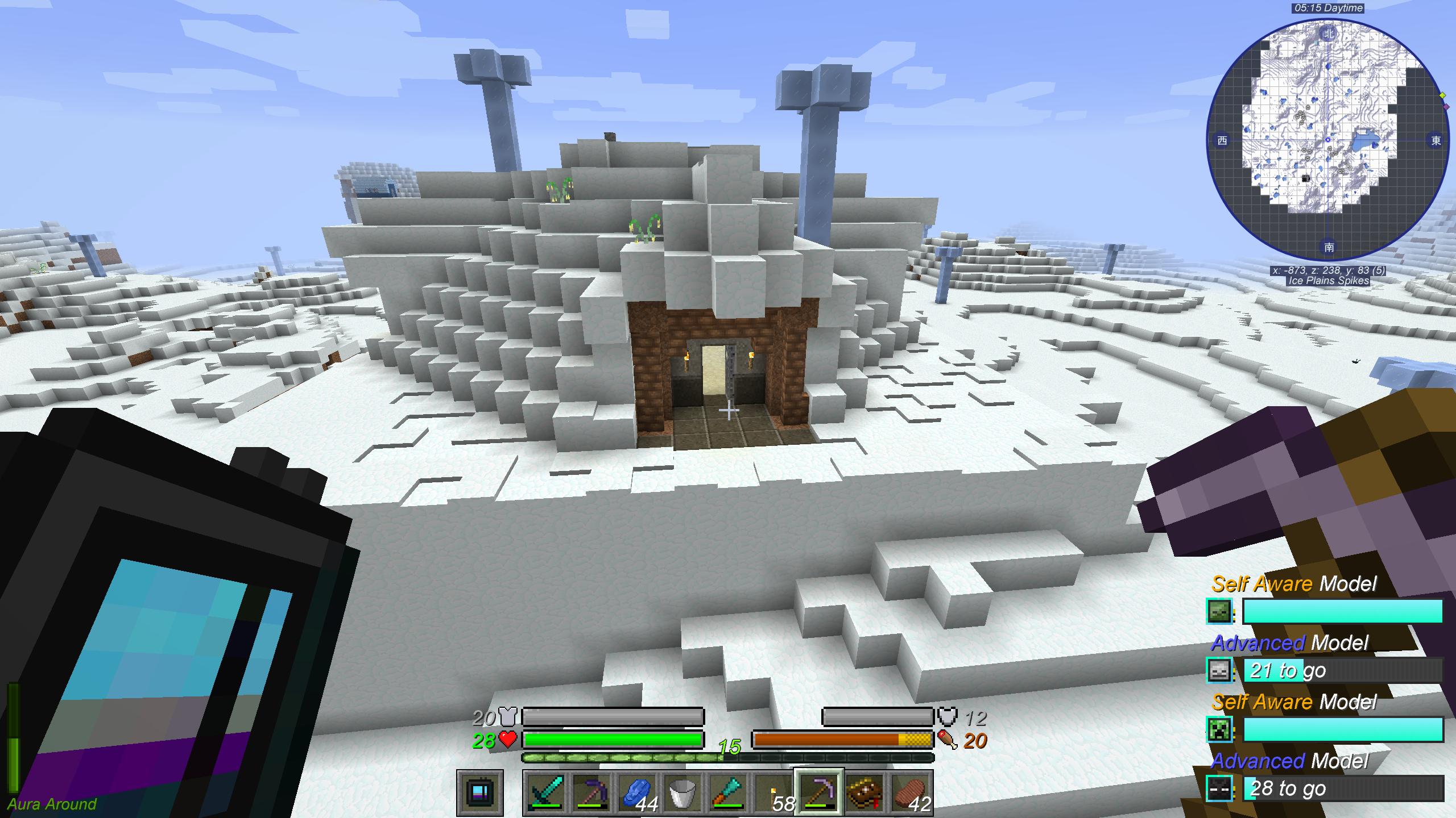 Koh アップデートで色々な建造物が生成されるようになったのかなあ マインクラフト Glacialawakening T Co 4ugit3vtuj Twitter