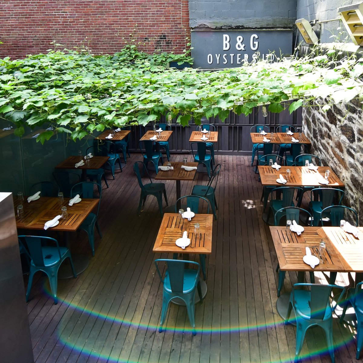 Weekend Weather: sunshine, 80s in the day, 70s at night, not a drop of rain. In short, perfection. And yes, we're knocking on wood so we don't jinx it by saying so. Assuming we didn't, come sit on the patio!
